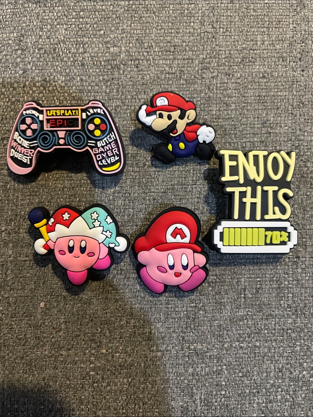 Crocs Charm Jibbitz clogs Mario Bros. Mario Charm and others